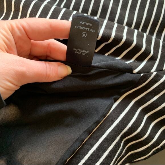 Robert Rodriguez black white striped blazer sz 4 - Picture 6 of 7